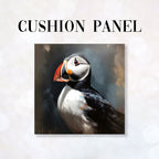 CUSHION Fabric Panel Puffin 1