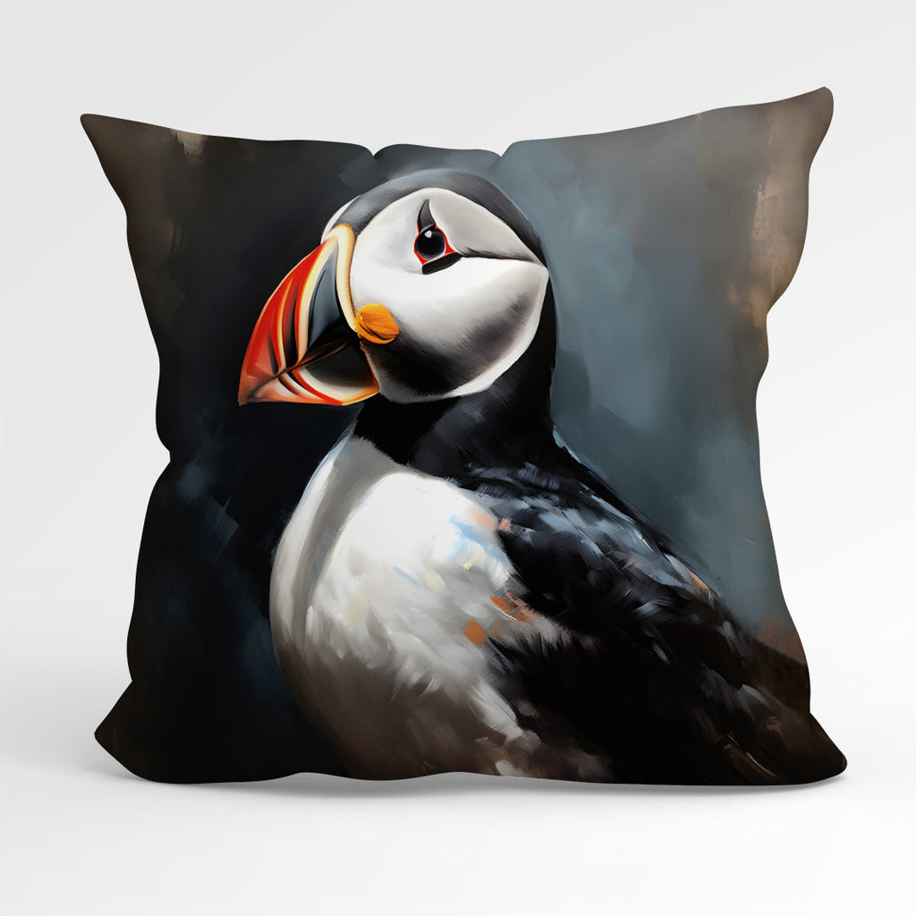 CUSHION Fabric Panel Puffin 1