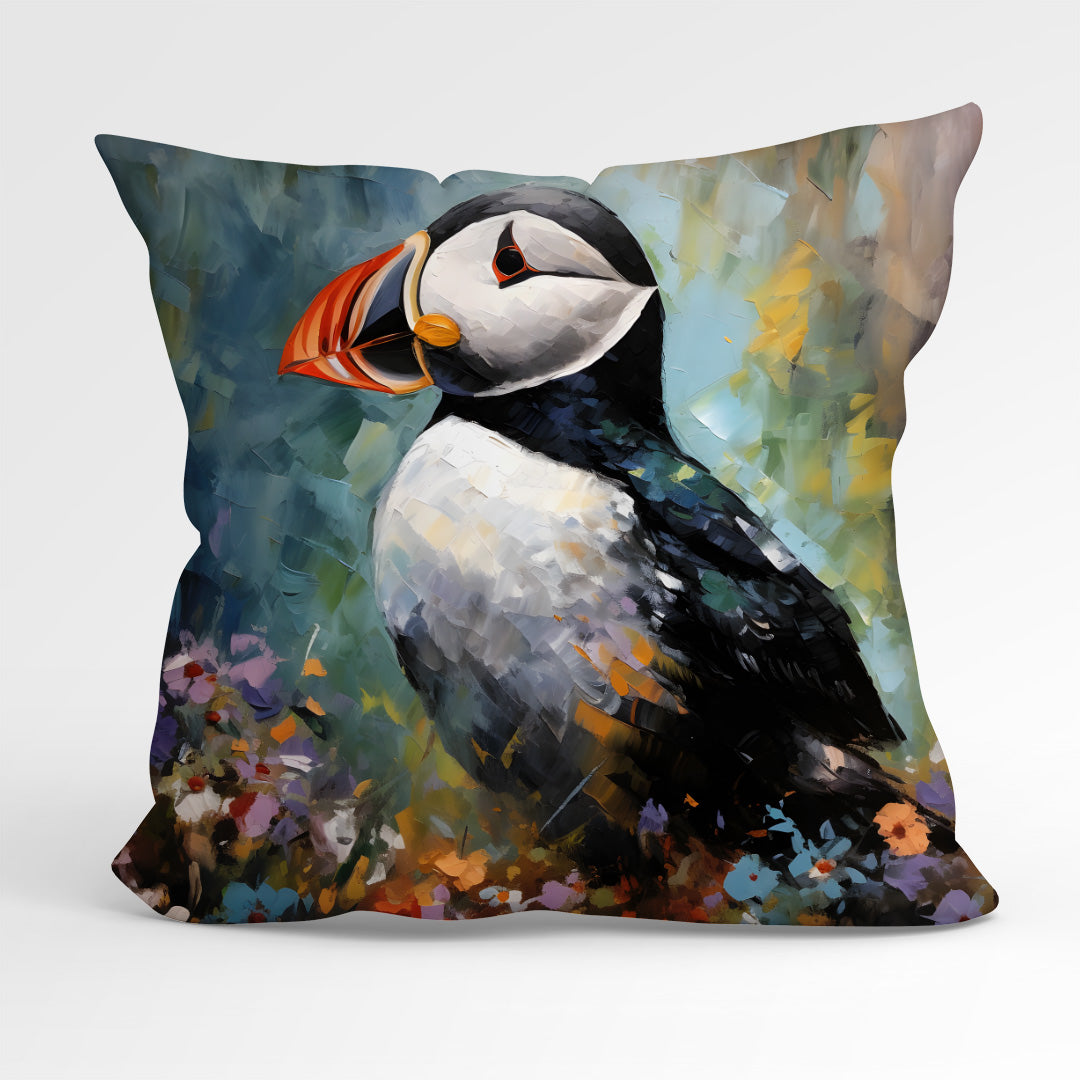 CUSHION Fabric Panel Puffin 2
