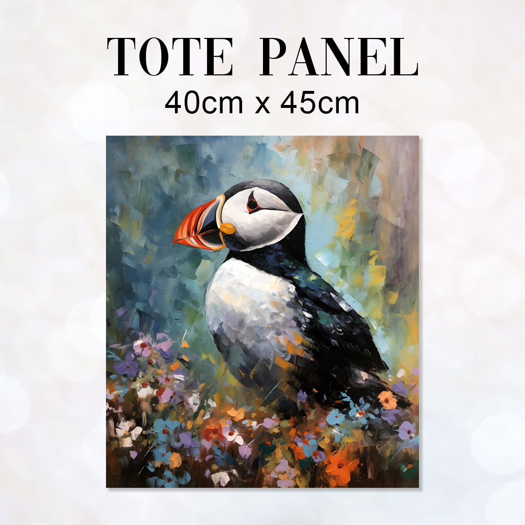 TOTE Puffin 2 Fabric Bag Panel