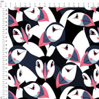 Puffin Flock Fabric