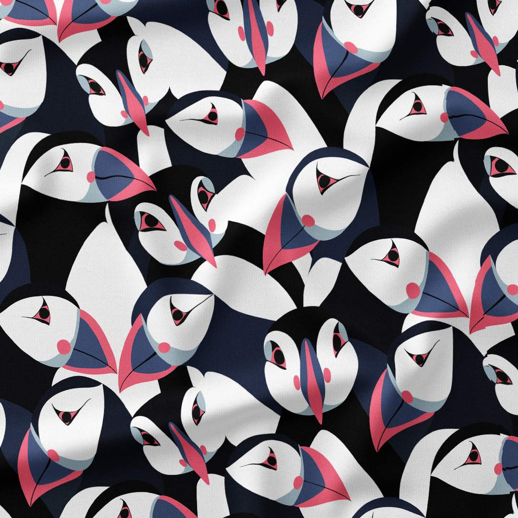 Puffin Flock Fabric