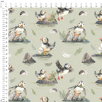 Puffin Rock Fabric