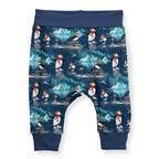 Puffins Ice Skating Fabric