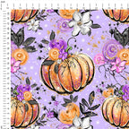Pumpkin Purple Fabric