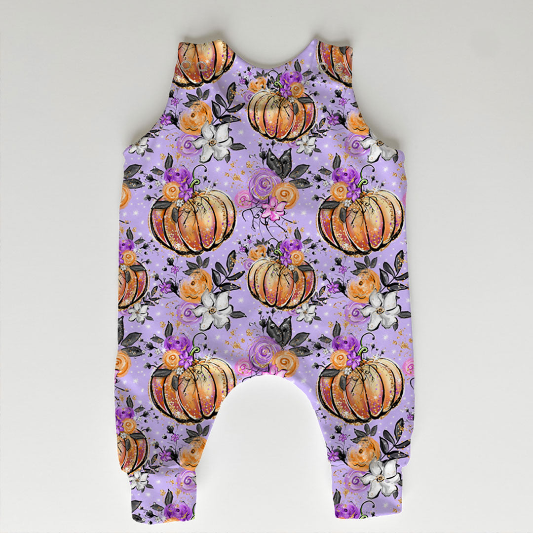 Pumpkin Purple Fabric