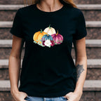 Floral Pumpkins Iron on fabric heat transfer DTF-37