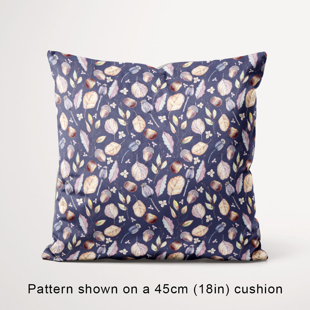 Purple Autumn Foliage Fabric