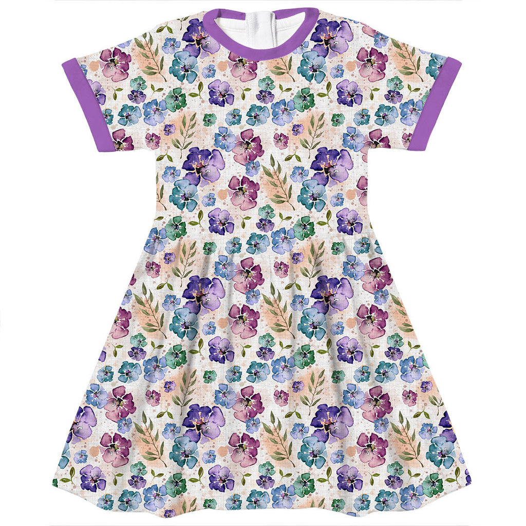 Purple Bloom Fabric