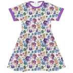 Purple Bloom Fabric