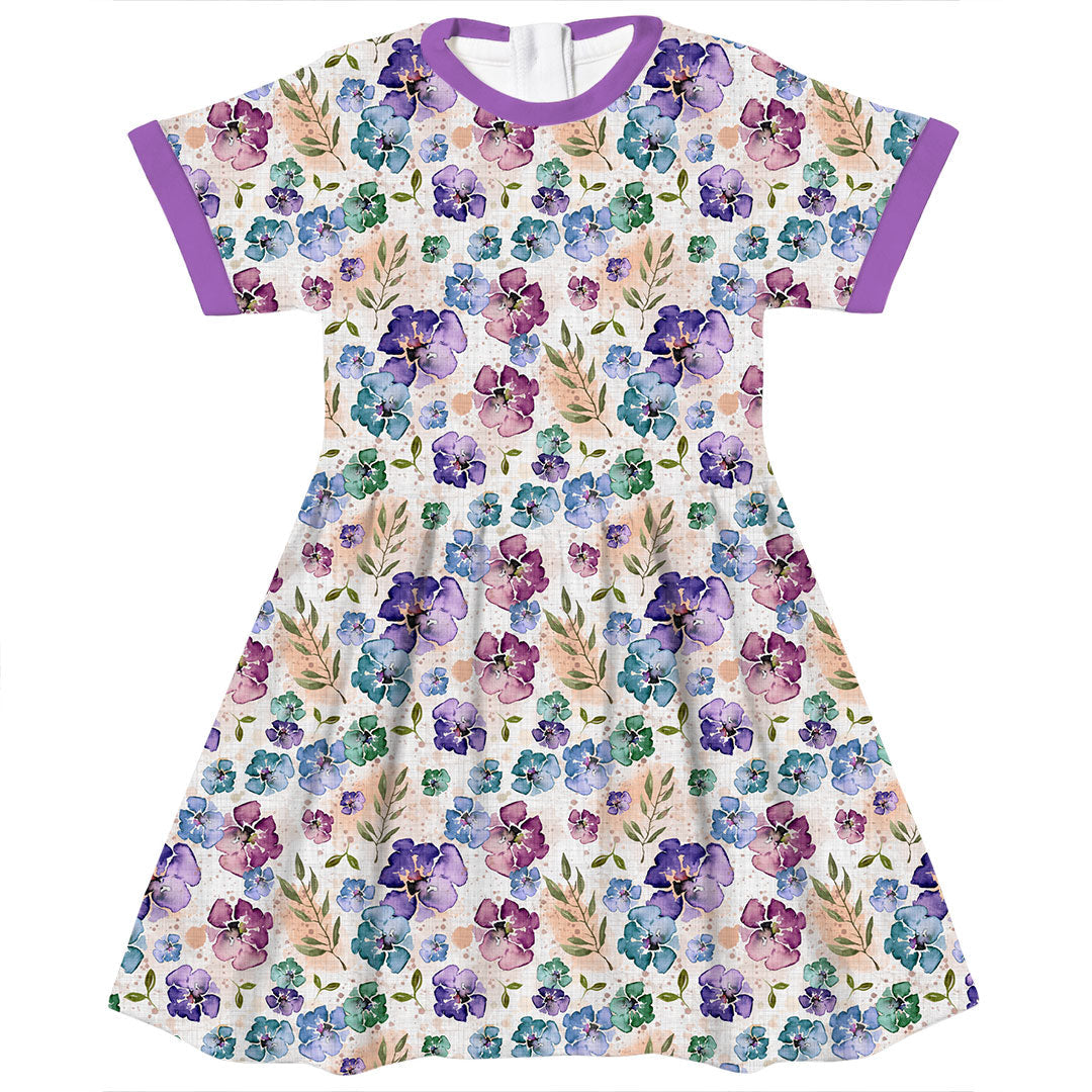 Purple Bloom Fabric