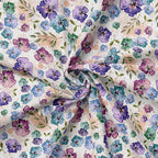 Purple Bloom Fabric