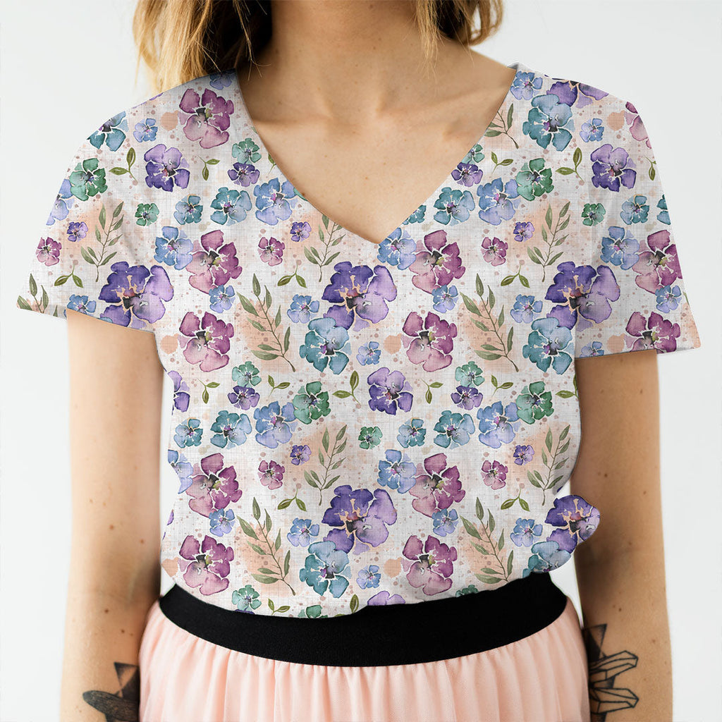 Purple Bloom Fabric