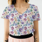 Purple Bloom Fabric