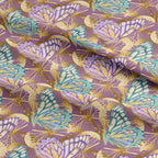 Purple Butterfly Fabric