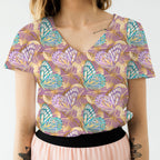 Purple Butterfly Fabric