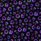 Purple Dye Leopard Fabric