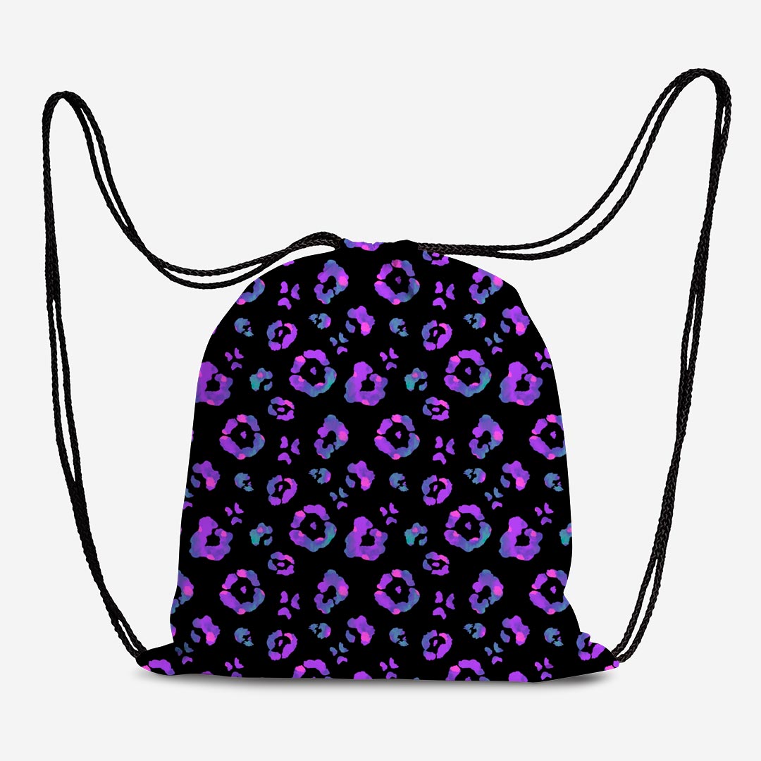 Purple Dye Leopard Fabric