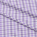 Purple Gingham Checks Fabric