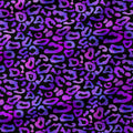 Purple Mist Cheetah Fabric