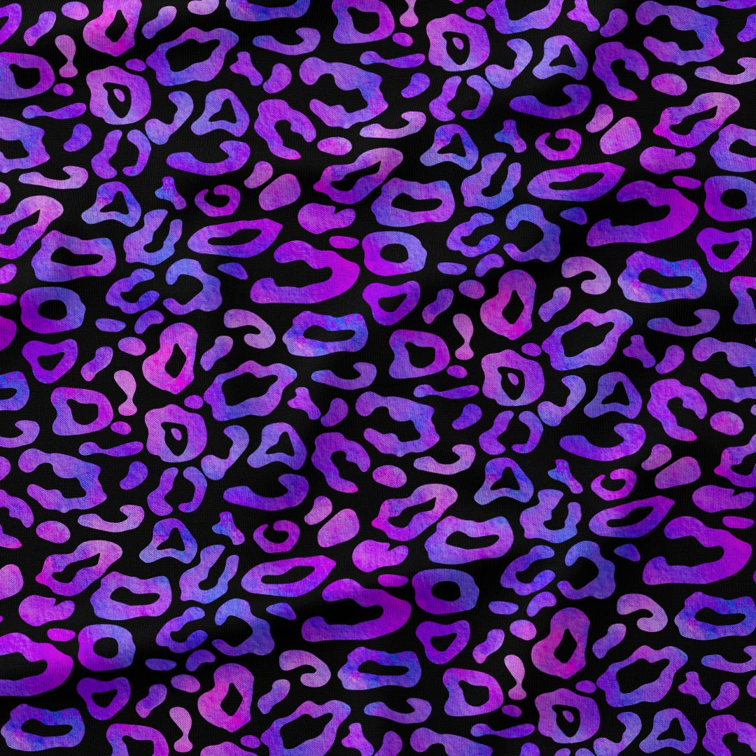 Purple Mist Cheetah Fabric