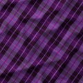 Purple Plaid Fabric 1442