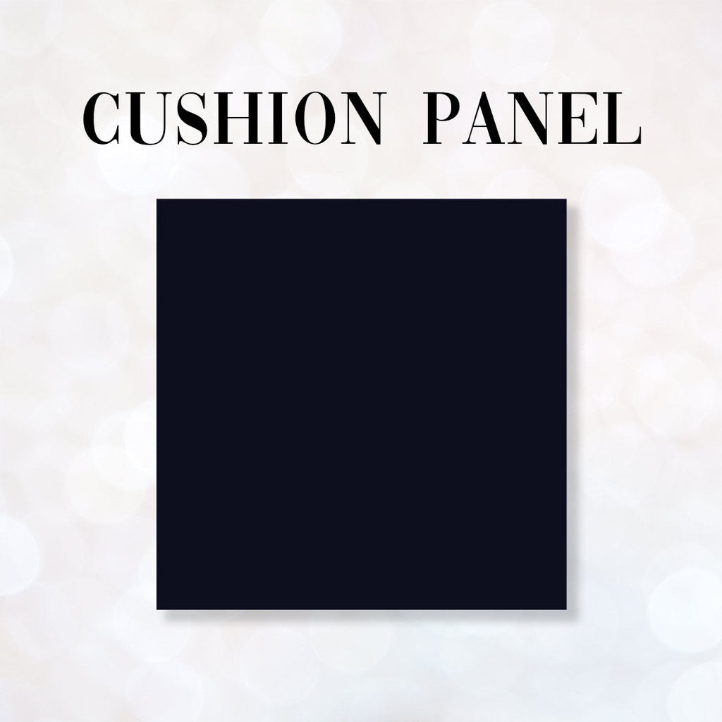CUSHION CO-ORD Quilted Hummingbird Blue Fabric Panel