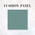 CUSHION CO-ORD Quilted Hummingbird Green Fabric Panel