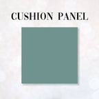 CUSHION CO-ORD Quilted Hummingbird Green Fabric Panel