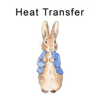 Rabbit Iron on Fabric Heat Transfer DTF-142
