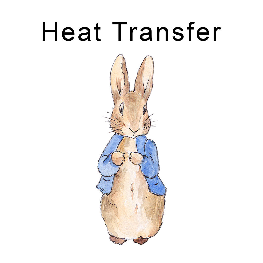 Rabbit Iron on Fabric Heat Transfer DTF-142