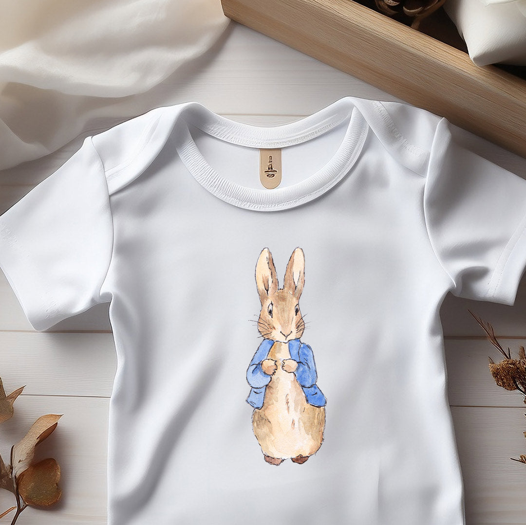 Rabbit Iron on Fabric Heat Transfer DTF-142