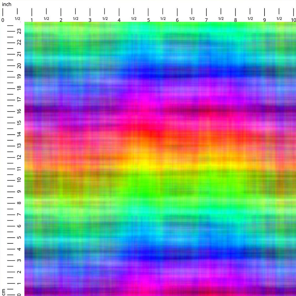 Rainbow Abstract Fabric