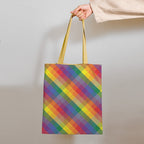 Rainbow Checks Plaid Fabric
