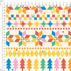 Rainbow Fairisle Fabric