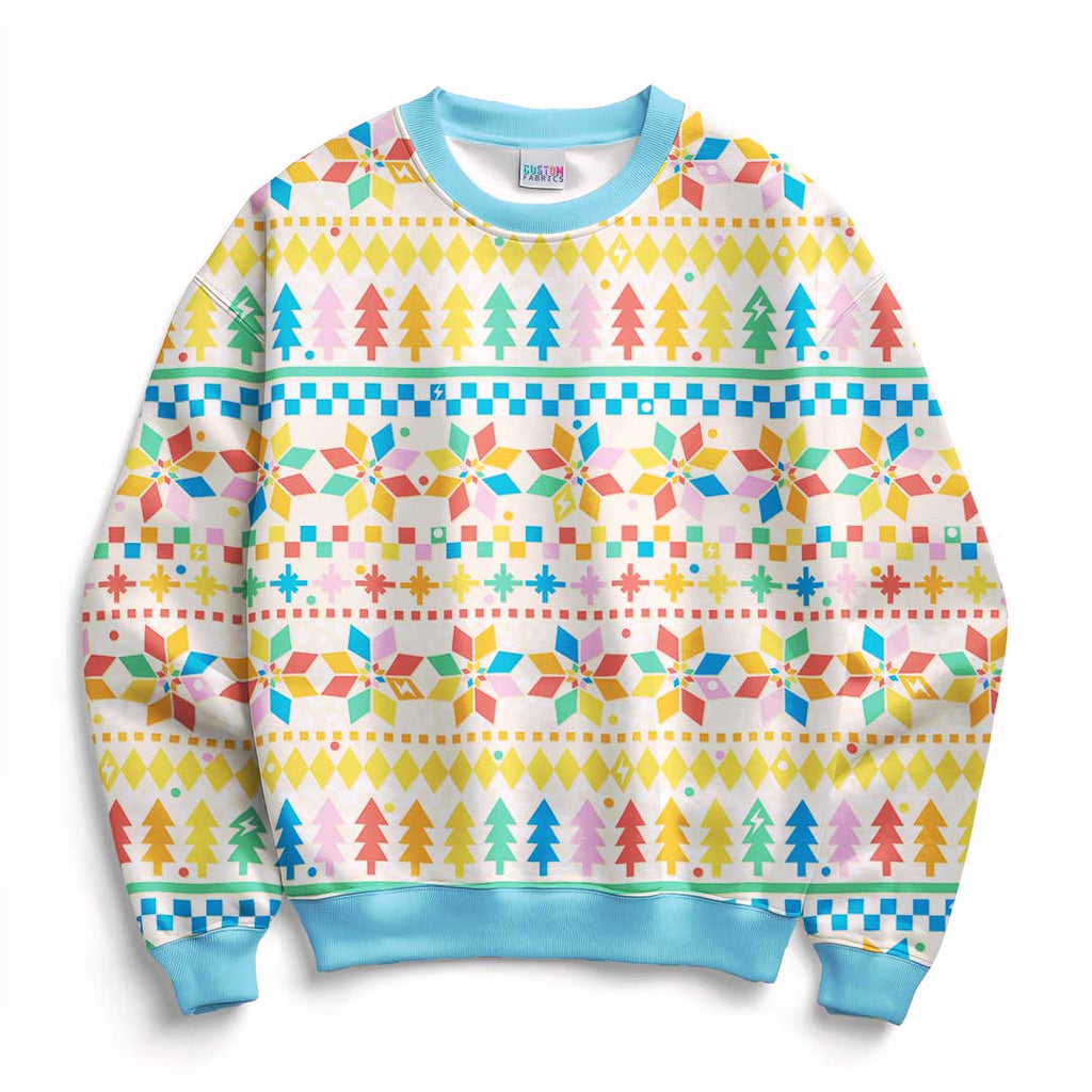 Rainbow Fairisle Fabric