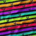 Rainbow Frenchie Fabric