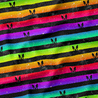 Rainbow Frenchie Fabric
