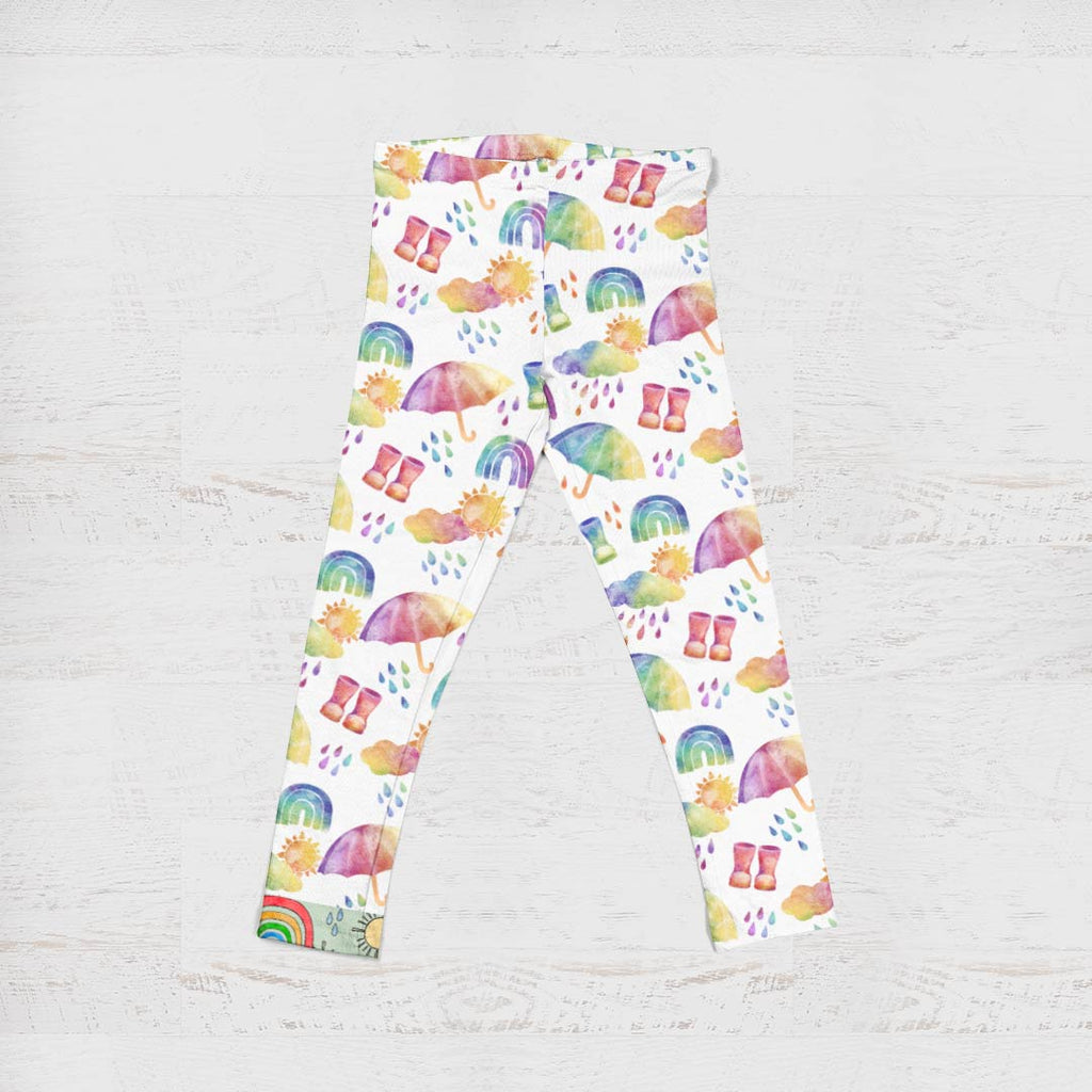 Rainbow Showers Fabric