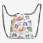 Rainbow Showers Fabric