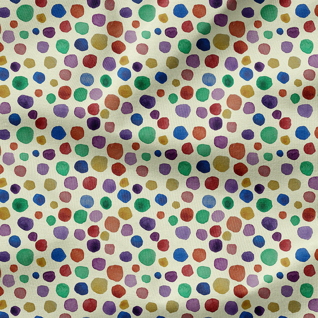 Rainbow Spots Fabric