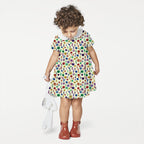 Rainbow Spots and Dashes Fabric