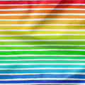 Irregular Rainbow Stripes Fabric