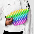 Irregular Rainbow Stripes Fabric