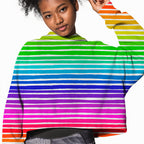 Irregular Rainbow Stripes Fabric