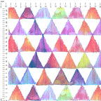 Rainbow Triangles Fabric