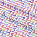 Rainbow Triangles Fabric