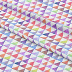 Rainbow Triangles Fabric