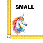 Rainbow Unicorn Iron on Fabric Heat Transfer DTF-118