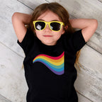 Rainbow Wave Iron on Fabric Heat Transfer DTF-145
